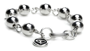 Sterling Silver Gradtitude Ball Bracelet