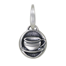 Load image into Gallery viewer, Sterling Silver Coffee Cup Charm