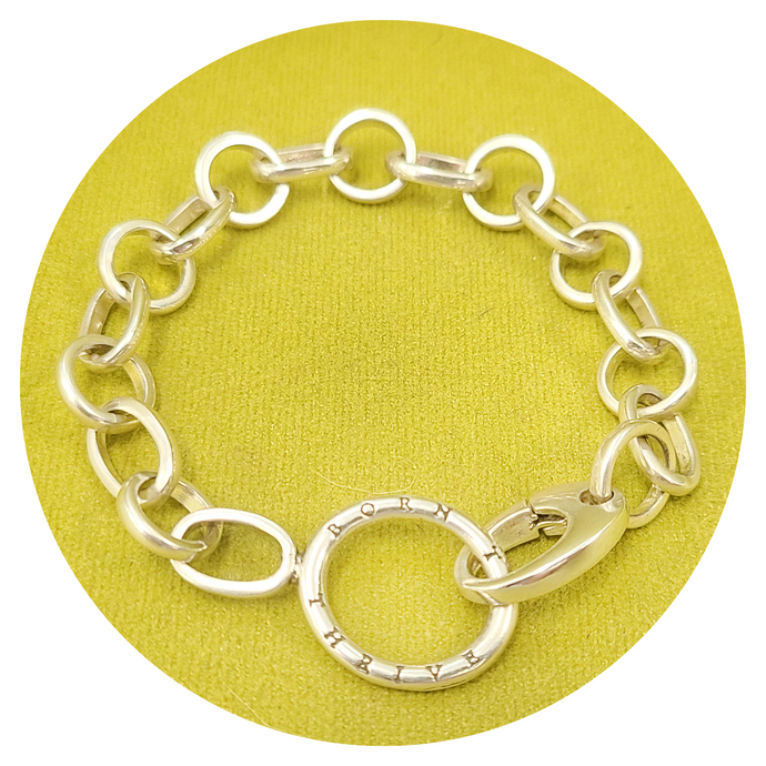 Sterling Silver Born to Thrive Bracelet