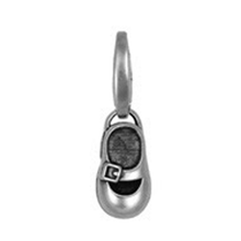 Load image into Gallery viewer, Sterling Silver Baby Shoe Charm