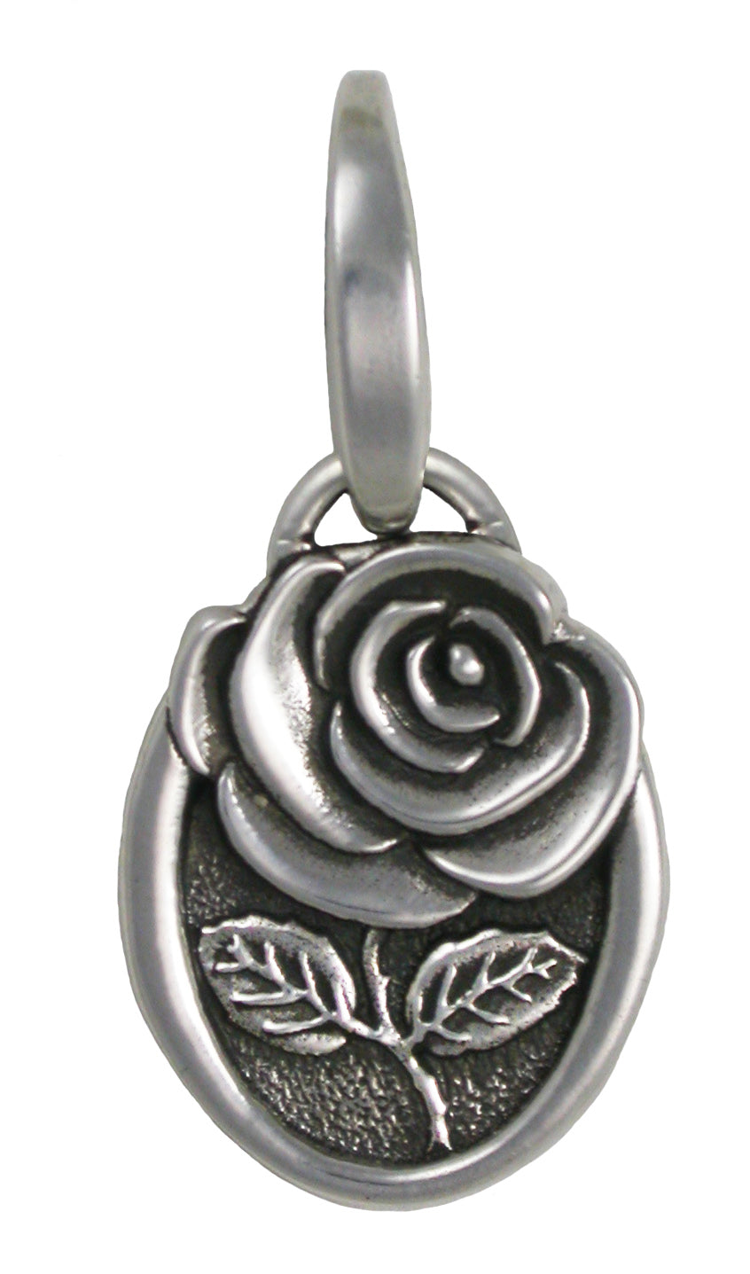 Sterling Silver Rose Charm
