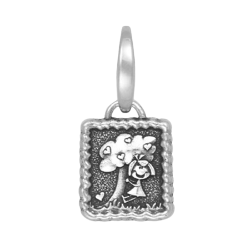 Sterling Silver Hug a Tree Charm