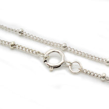 Load image into Gallery viewer, Sterling Silver Satellite Chain Necklace