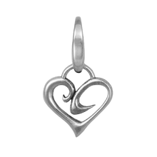 Load image into Gallery viewer, Sterling Silver Heart Charm